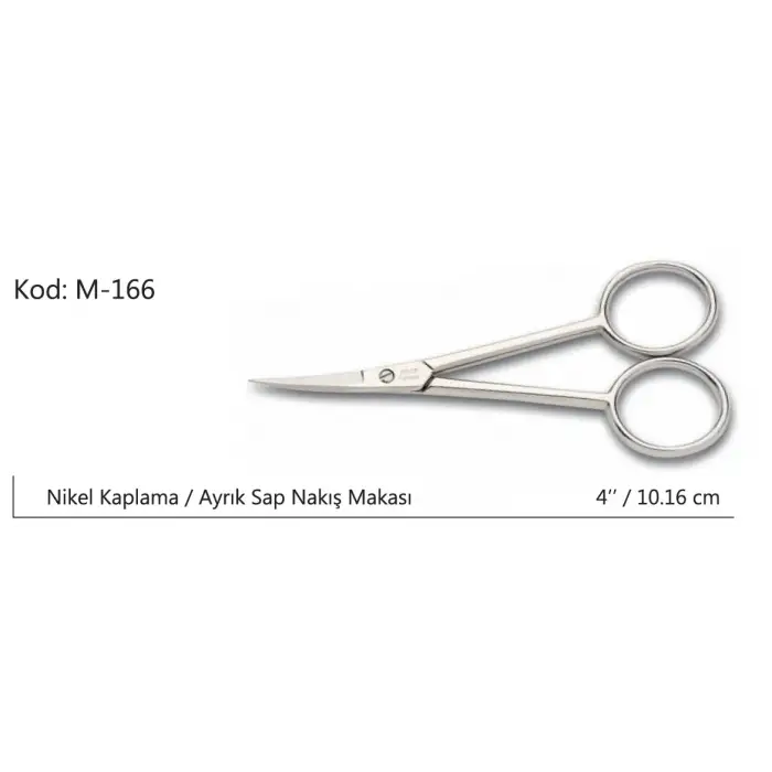 Europe Ayrık Saplı Nakış Makası Süper Kalite No:4 10,16 Cm