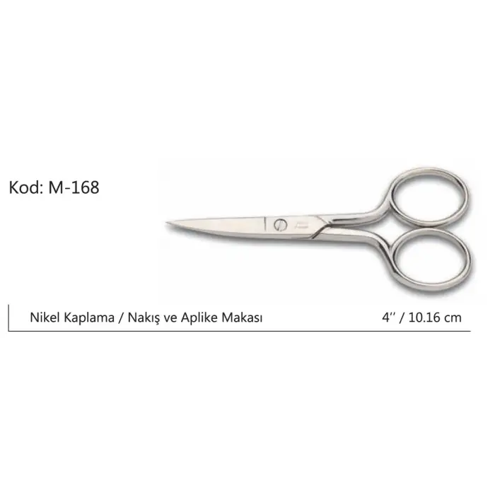 Europe Kalın Nakış Makası Süper Kalite No:4 10,16 Cm