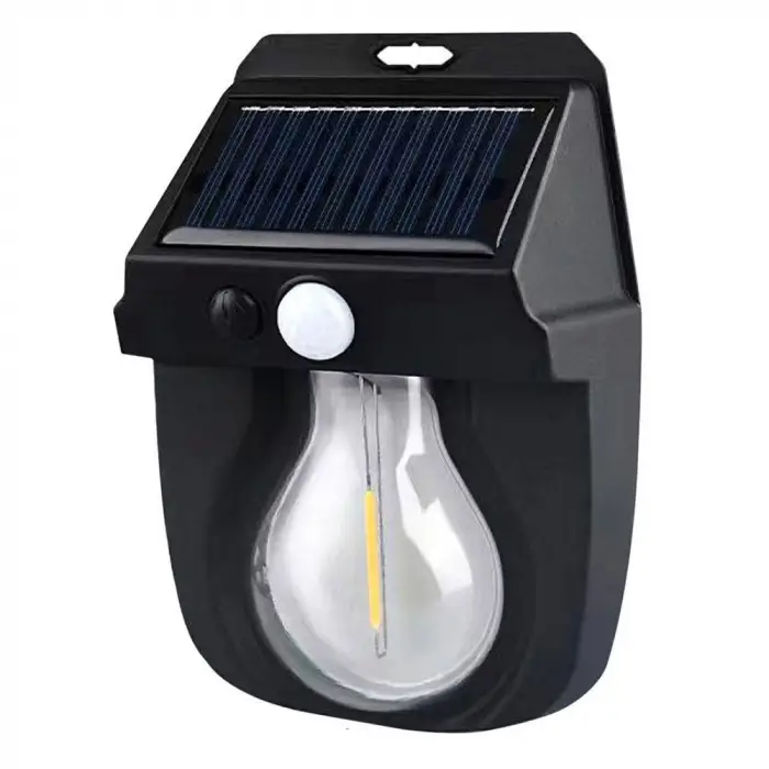 Fithome Or-118 Hareket Sensörlü Su Geçirmez Solar Bahçe Aydınlatma Duvar Lambası