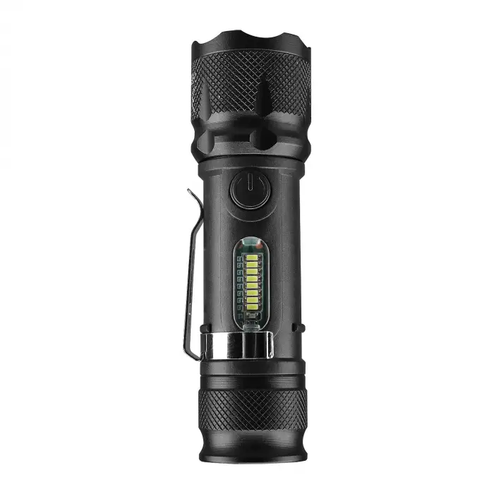 GD-350 USB Şarjlı Mıknatıslı Zoomlu El Feneri