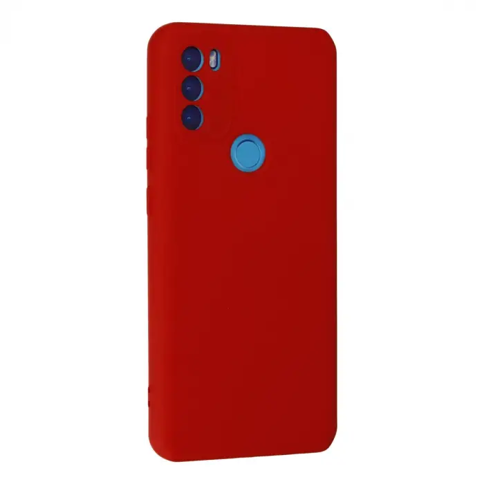 General Mobile Gm 21 Plus Kılıf Nano İçi Kadife Silikon - Kırmızı