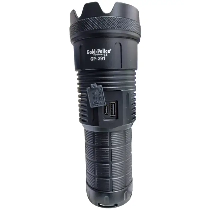 Gold Polıce Gp-291 Güçlü El Feneri 20,000 Lümen