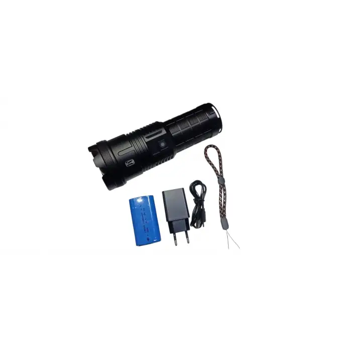 Gold Polıce Gp-291 Güçlü El Feneri 20,000 Lümen