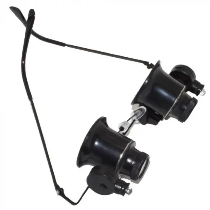 Gözlük Model Çıft Led Aydınlatma ,saat Onarımı Için Harika Büyüteç