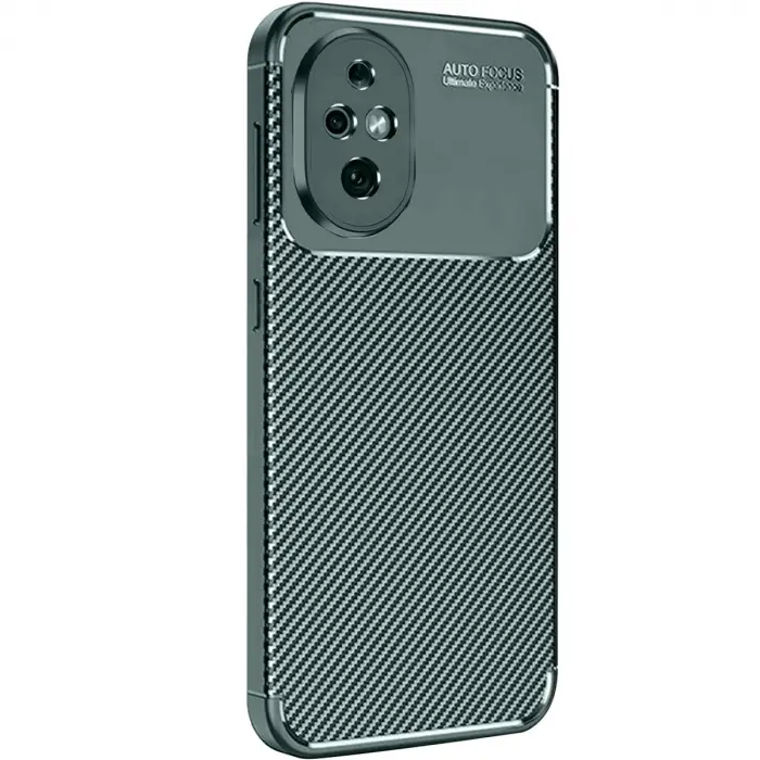 Honor 200 Kılıf Auto Focus Karbon Kapak - Koyu Yeşil