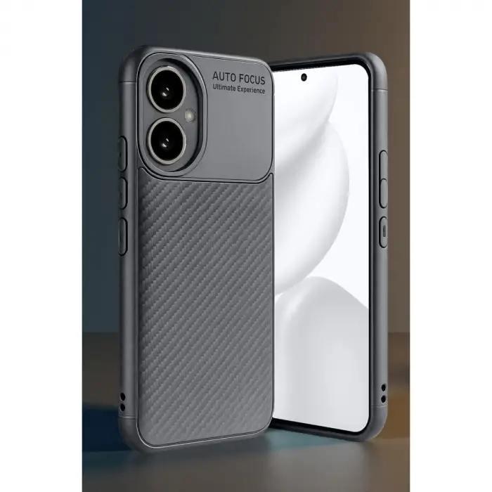 Honor 400 Kılıf Auto Focus Karbon Kapak - Gri