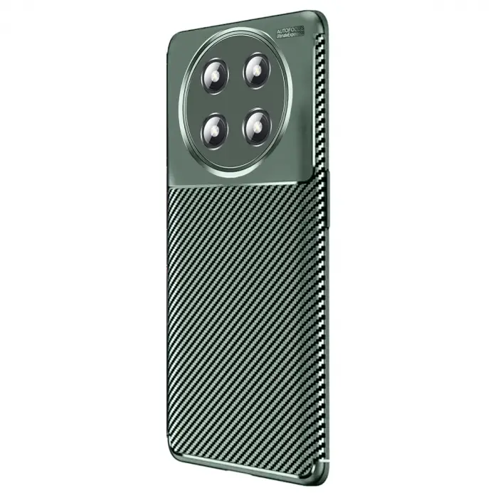 Honor Magic 7 Lite Kılıf Auto Focus Karbon Kapak - Koyu Yeşil