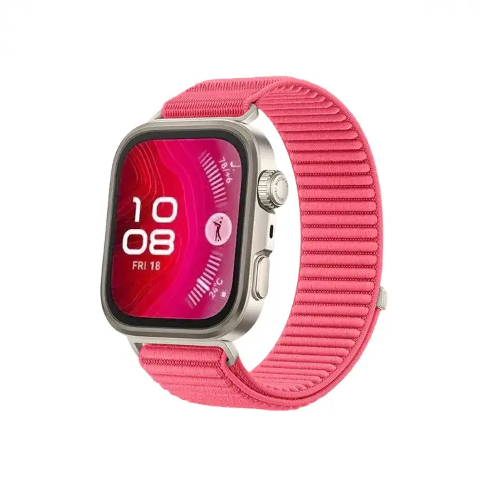 Huawei Fit 4 Braid Kordon (SAAT DEĞİLDİR) - Rose
