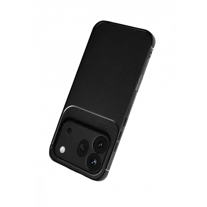Huawei Honor 600 Pro Auto Focus Karbon Kapak - Siyah
