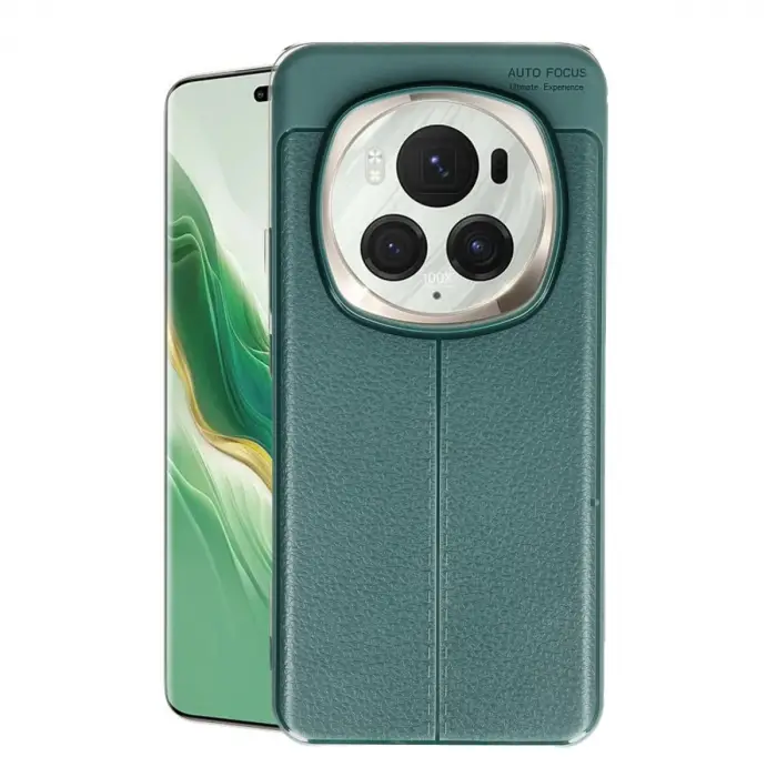 Huawei Honor Magic 6 Pro Kılıf Auto Focus Kapak - Koyu Yeşil