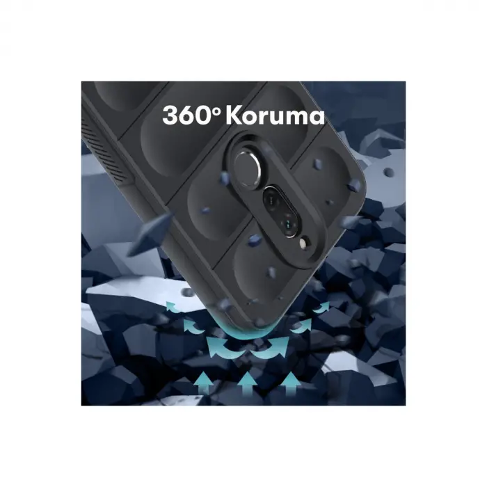 Huawei Mate 10 Lite Kılıf Optimum Silikon - Kırmızı