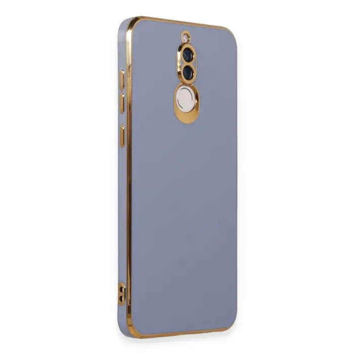 Huawei Mate 10 Lite Kılıf Volet Silikon - Mavi