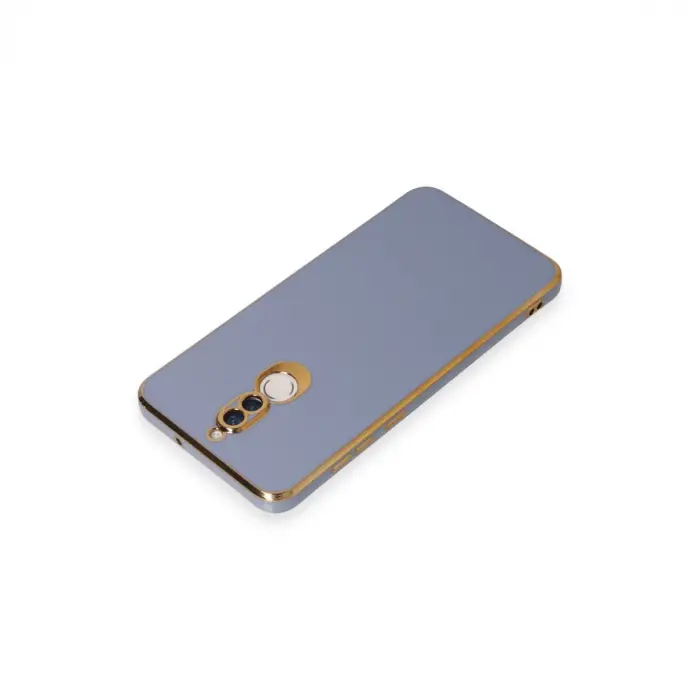 Huawei Mate 10 Lite Kılıf Volet Silikon - Mavi