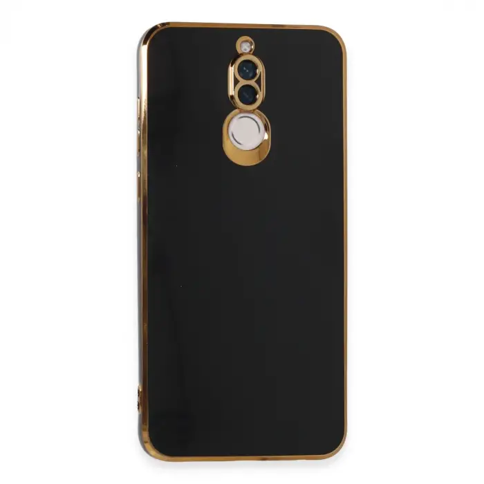 Huawei Mate 10 Lite Kılıf Volet Silikon - Siyah