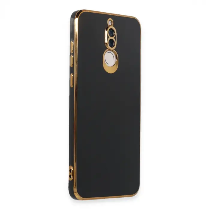 Huawei Mate 10 Lite Kılıf Volet Silikon - Siyah