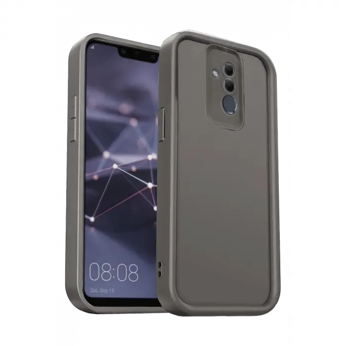 Huawei Mate 20 Lite Kılıf Viera Silikon - Gri