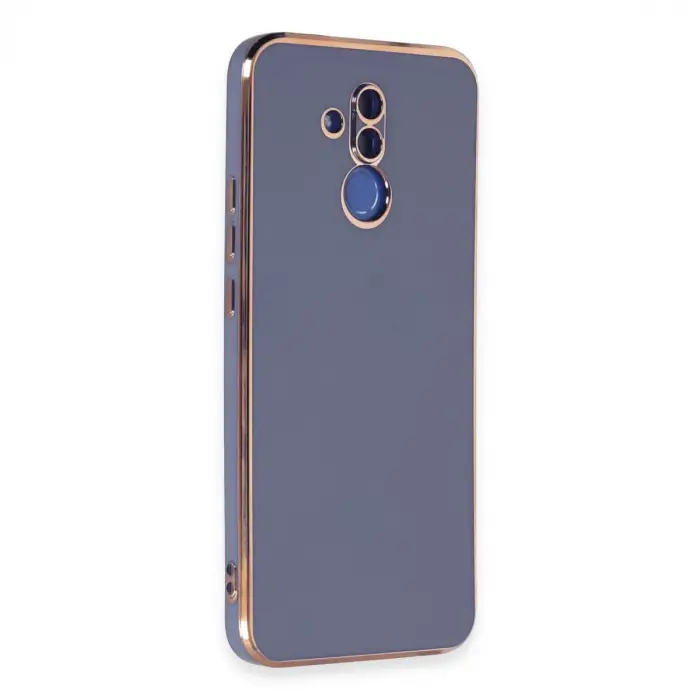 Huawei Mate 20 Lite Kılıf Volet Silikon - Mavi
