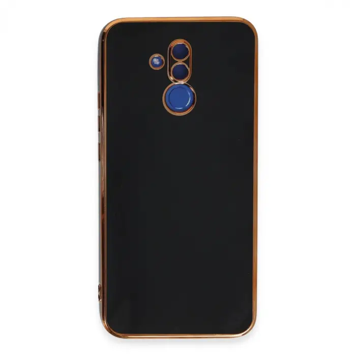 Huawei Mate 20 Lite Kılıf Volet Silikon - Siyah