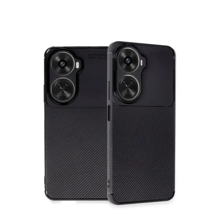 Huawei Nova 12 Se Kılıf Auto Focus Karbon Kapak - Siyah