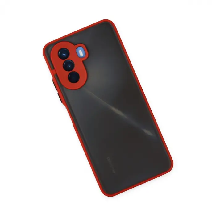 Huawei Nova Y70 Kılıf Montreal Silikon Kapak - Kırmızı