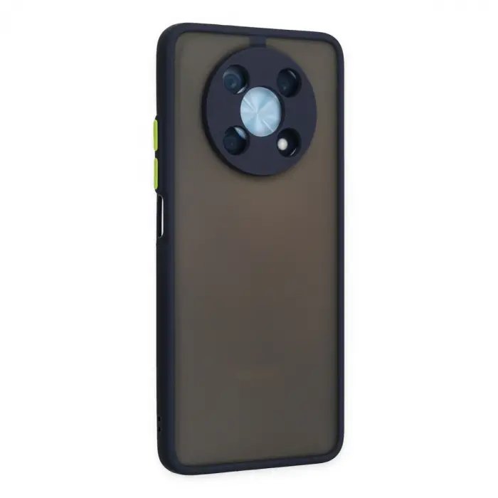 Huawei Nova Y90 Kılıf Montreal Silikon Kapak - Lacivert