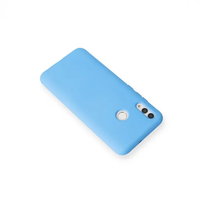 Huawei P Smart 2019 Kılıf Nano İçi Kadife Silikon - Mavi
