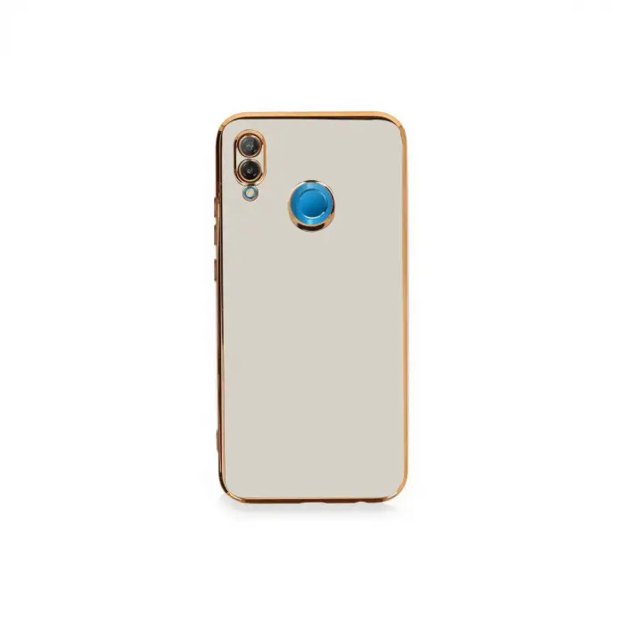 Huawei P20 Lite Kılıf Volet Silikon - Beyaz