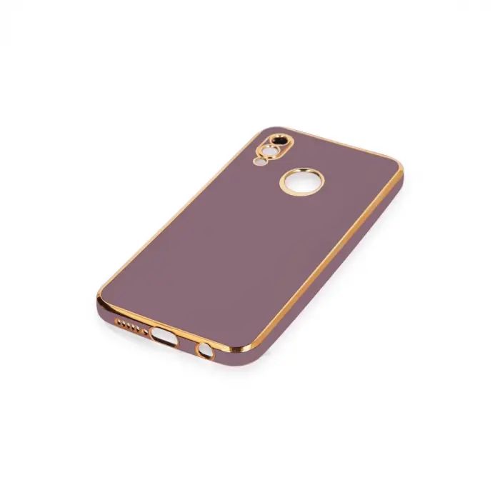 Huawei P20 Lite Kılıf Volet Silikon - Mor