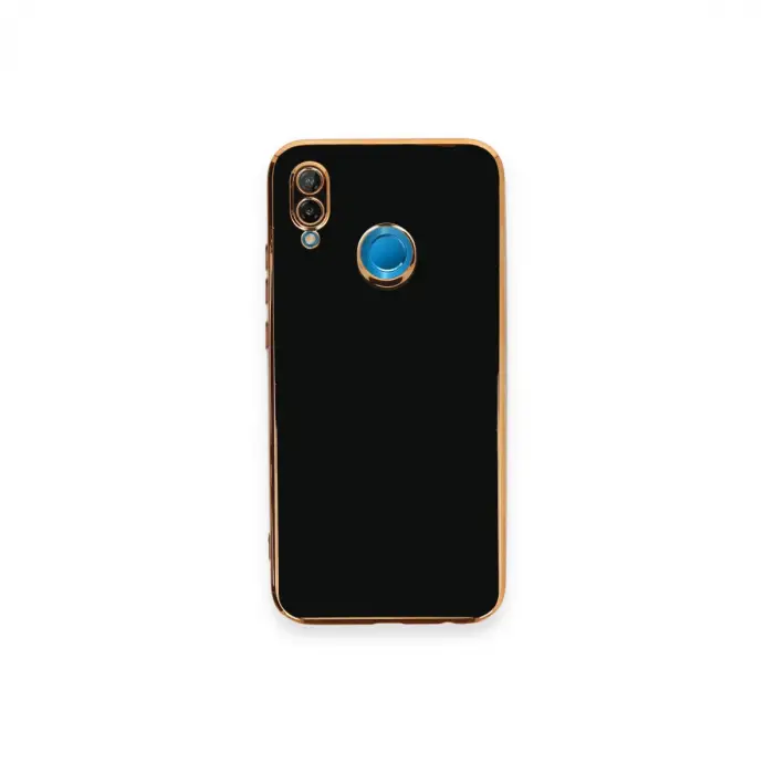 Huawei P20 Lite Kılıf Volet Silikon - Siyah