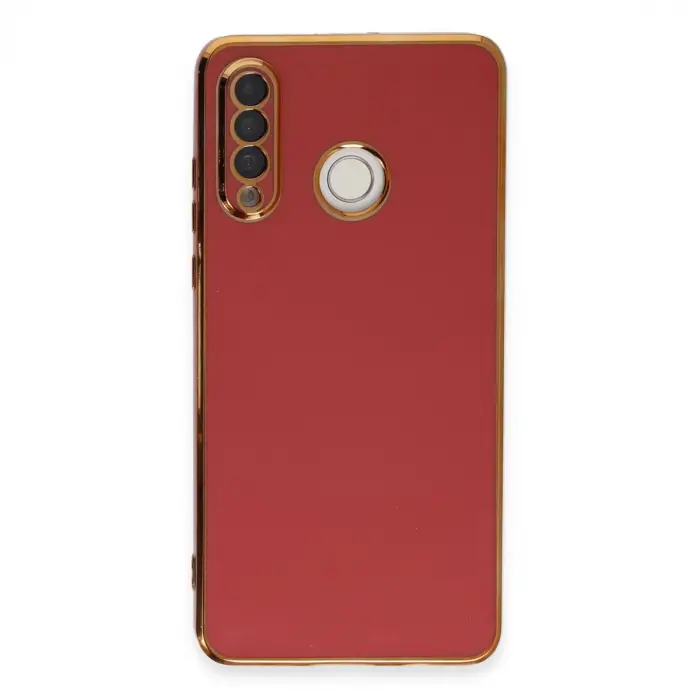 Huawei P30 Lite Kılıf Volet Silikon - Kırmızı