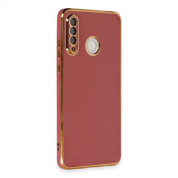 Huawei P30 Lite Kılıf Volet Silikon - Kırmızı