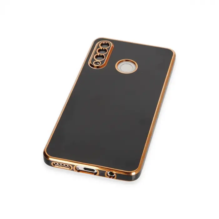 Huawei P30 Lite Kılıf Volet Silikon - Siyah