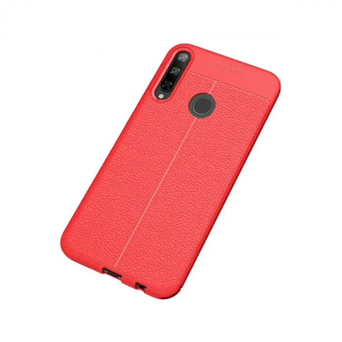 Huawei P40 Lite E Kılıf Auto Focus Kapak - Kırmızı