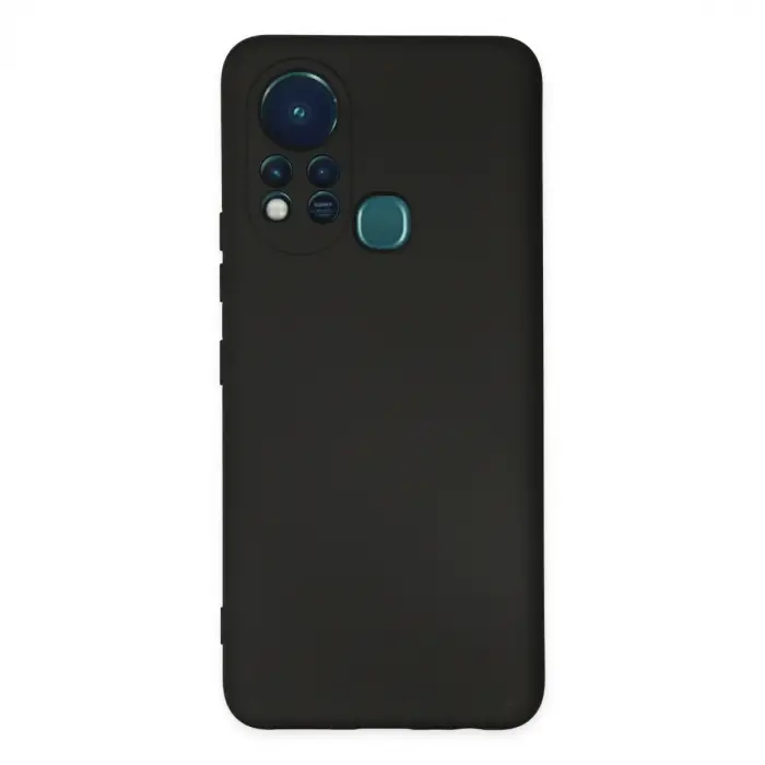 İnfinix Hot 11s Kılıf Nano İçi Kadife Silikon - Siyah