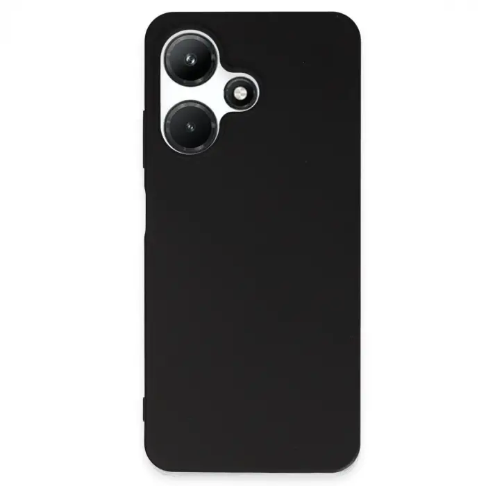 İnfinix Hot 30i Kılıf First Silikon - Siyah