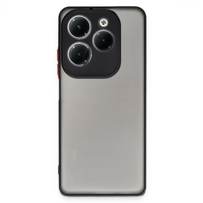 İnfinix Hot 40 Pro Kılıf Montreal Silikon Kapak - Siyah