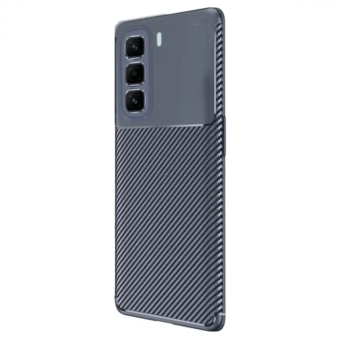 İnfinix Hot 50 Pro Plus 4g Auto Focus Karbon Kapak - Lacivert
