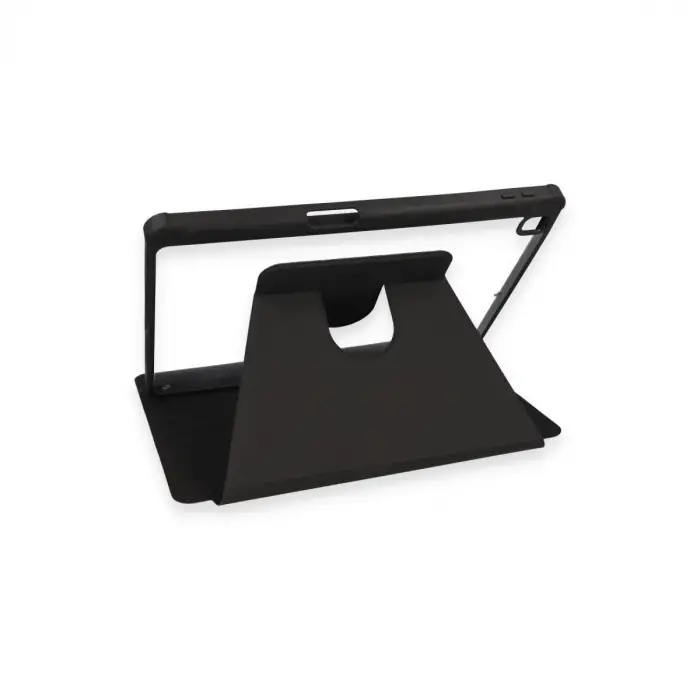 İpad 10.2 (7.nesil) Kılıf Ling 360 Kalemlikli Tablet Kılıf - Siyah