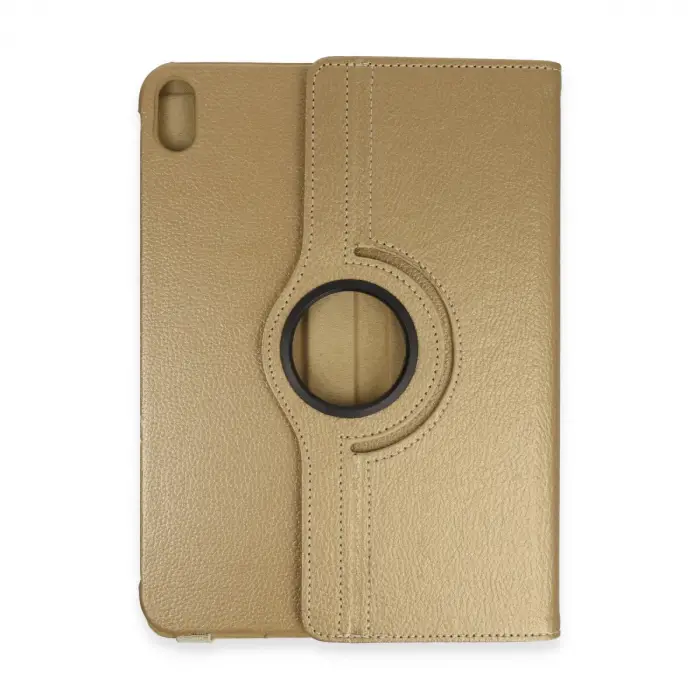 İpad 2022 10.9 (10.nesil) Kılıf 360 Tablet Deri Kılıf - Gold