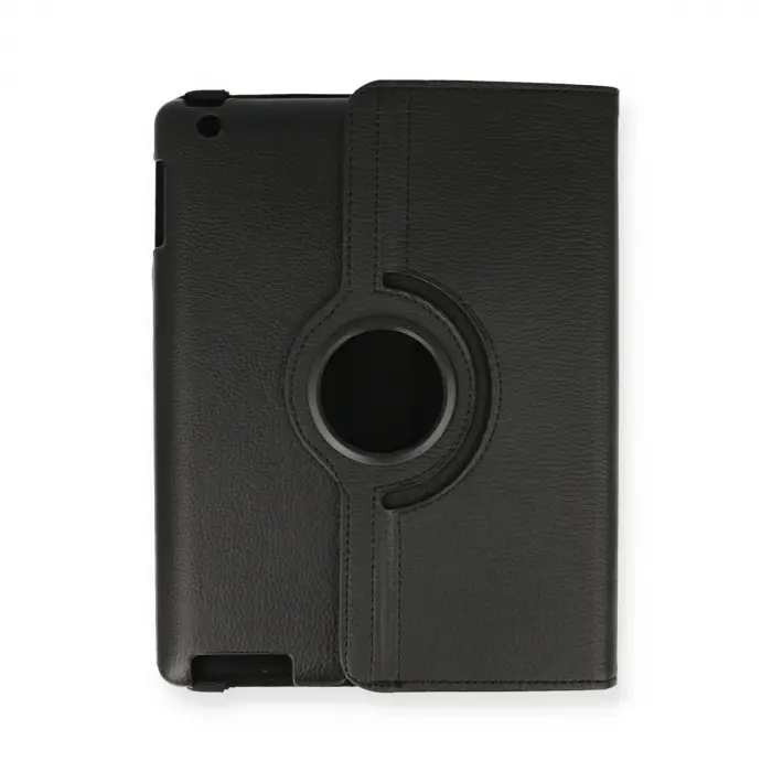 İpad 4 9.7 Kılıf 360 Tablet Deri Kılıf - Siyah