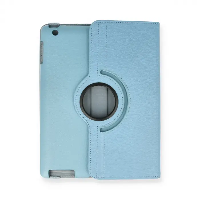 İpad 4 9.7 Kılıf 360 Tablet Deri Kılıf - Turkuaz