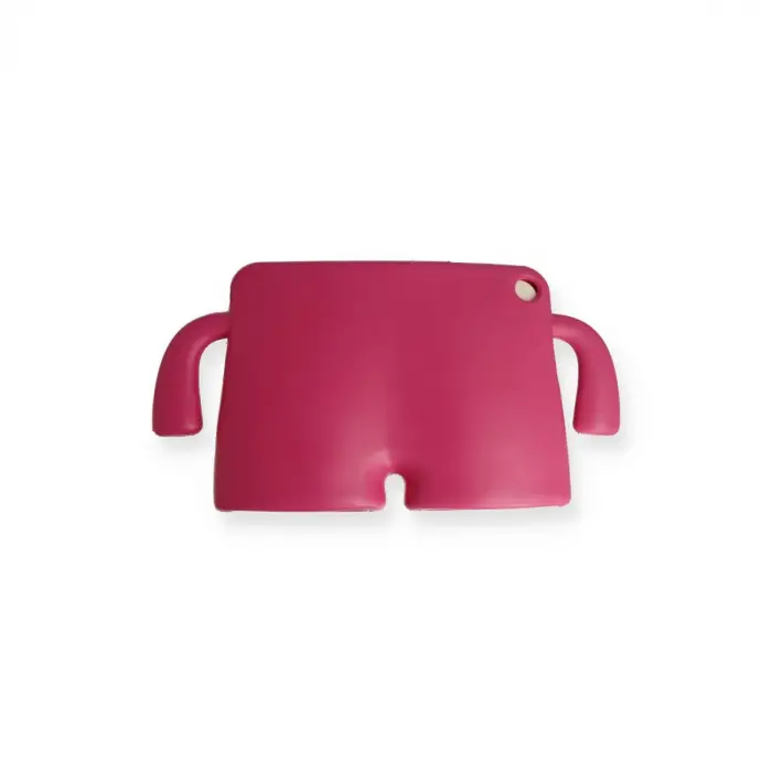 İpad 4 9.7 Kılıf Karakter Tablet Silikon - Pembe