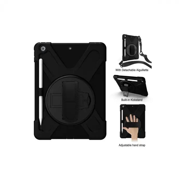 İpad 5 Air 9.7 Kılıf Amazing Tablet Kapak - Siyah