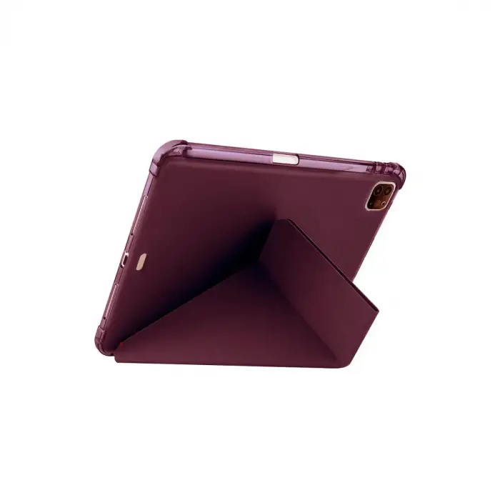 İpad Air 13 (2024) Kılıf Kalemlikli Mars Tablet Kılıfı - Mürdüm