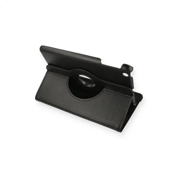 İpad Mini 1 Kılıf 360 Tablet Deri Kılıf - Siyah