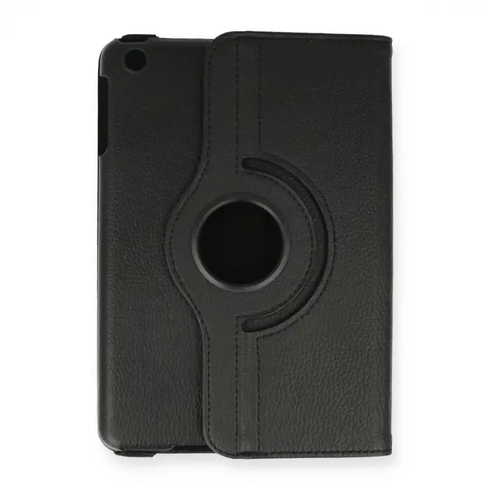 İpad Mini 1 Kılıf 360 Tablet Deri Kılıf - Siyah