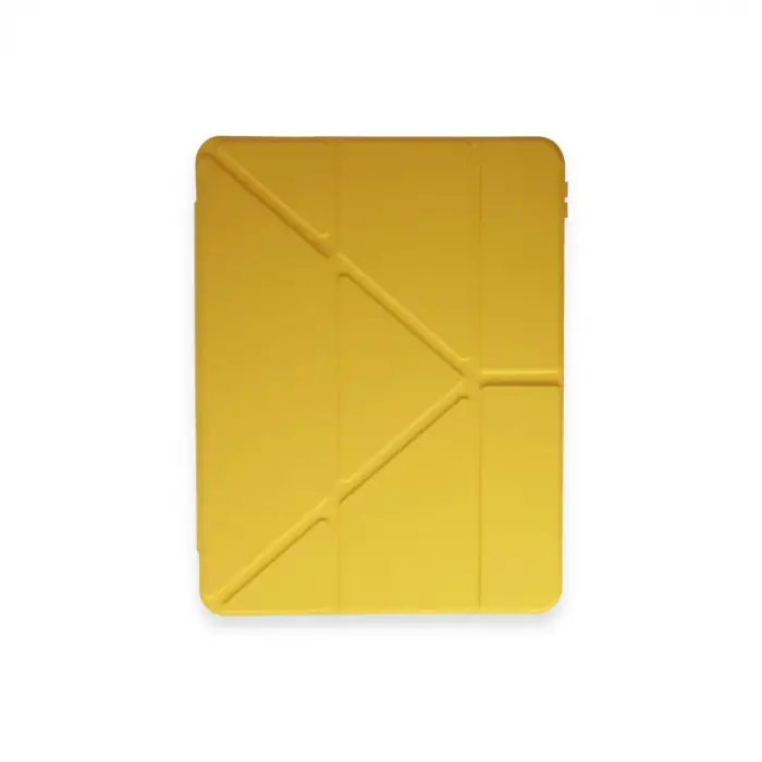 İpad Pro 11 (2018) Kılıf Kalemlikli Mars Tablet Kılıfı - Açık Sarı