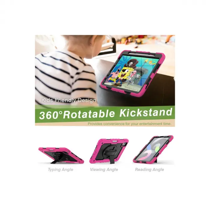 İpad Pro 11 (2020) Kılıf Pars Tablet Kapak - Pembe