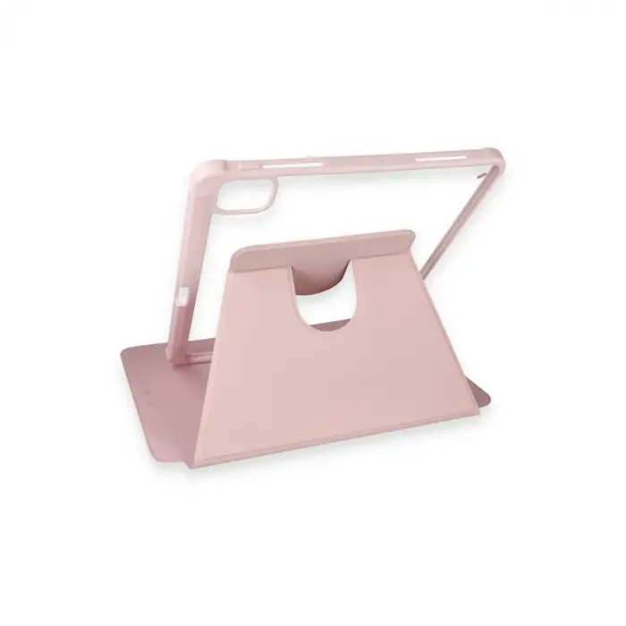 İpad Pro 11 (2021) Kılıf Ling 360 Kalemlikli Tablet Kılıf - Rose Gold