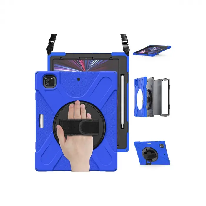 İpad Pro 12.9 (2020) Kılıf Amazing Tablet Kapak - Mavi